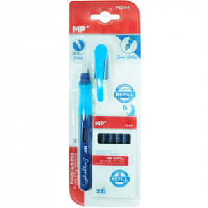 Stilou albastru-bleu cu 6 rezerve MP PE244