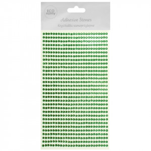 Stras adeziv fatetat verde deschis 3mm 806/set DP Craft GRKR-045
