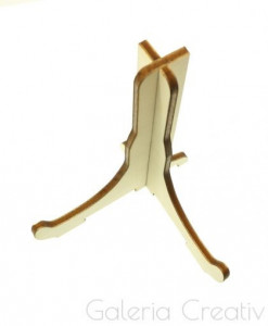 Suport foto placaj natur 2 piese 10cm