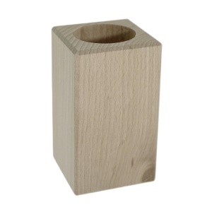 Suport pentru lumanare din lemn 5,5x5,5x10cm LS310S