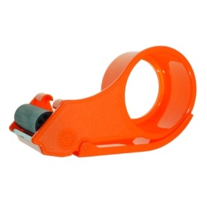 Suport plastic/metal pentru banda adeziva 4,8cm portocaliu