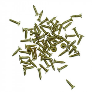 Surub auriu pentru agatatoare tablou 8x0,45mm 10g/set XZ8P