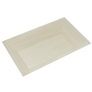 Tava lemn dreptunghiulara 23,5x14,5x4,5cm TC764