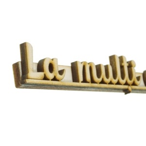 Urare placaj -La multi ani, Stefan!- 2,4x20,5cm - Img 3