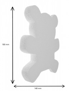 Urs polistiren dens 18x14,8x2cm - Img 2