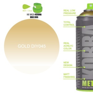 Vopsea acrilica spray 400ml Kobra HP metalizat - Img 3