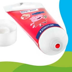 Vopsea pentru pictat cu degetele 75 ml 4/set Noris Junior Peppa Pig ST-8814-L1 - Img 4