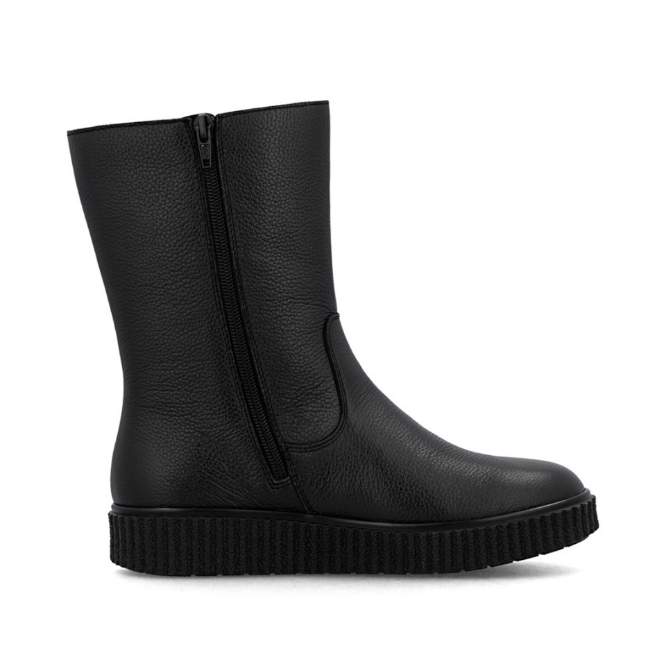 Cizme Rieker, model Y4355, imblanite, culoare neagra
