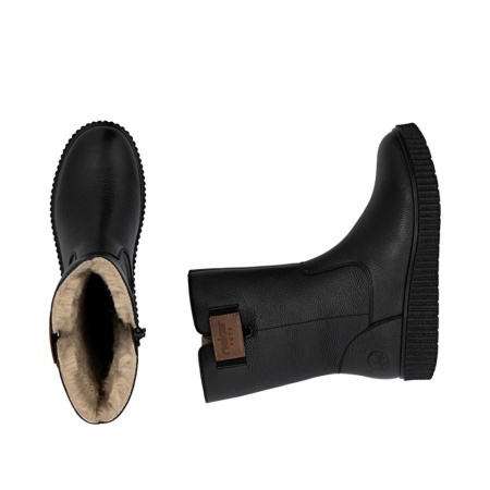 Cizme Rieker, model Y4355, imblanite, culoare neagra - Img 4