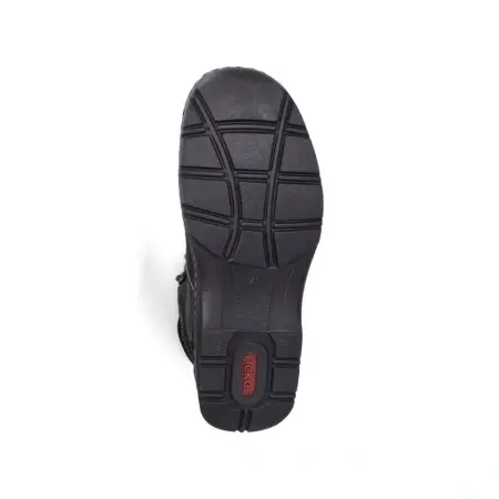 Ghete Rieker, model 05362, impermeabile, blana naturala, culoare neagra - Img 6