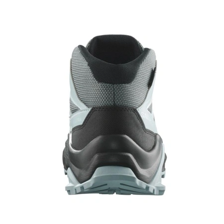 Ghete Salomon X Ultra Mid Junior, impermeabile, Gore-tex, culoare turcoaz - Img 3
