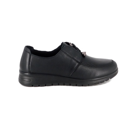 Pantofi Berliner, model N010, culoare neagra, talpa flexibila - Img 3