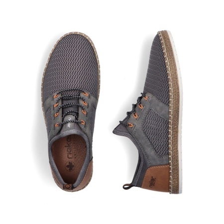 Pantofi Rieker, model B5252, pentru vara, culoare gri - Img 5