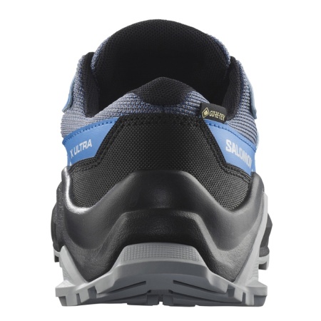 Pantofi Salomon X Ultra Junior, impermeabili, Gore-tex, culoare albastra - Img 3