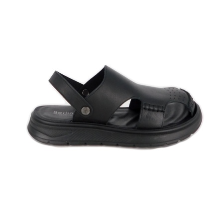 Sanda-Papuc Berliner, model 2881, talpa flexibila, culoare neagra - Img 2