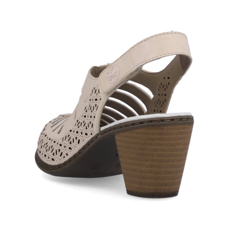 Sandale Rieker, model 40959, culoare bej - Img 2
