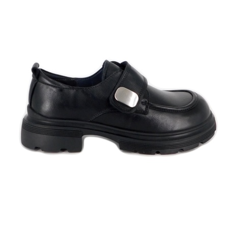 Pantofi Formazione, model KM6715, talpa flexibila, culoare neagra - Img 3