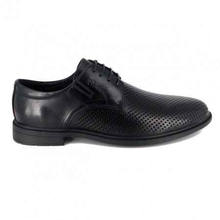Pantofi Otter, model 7OW, perforati, culoare neagra, talpa flexibila - Img 2