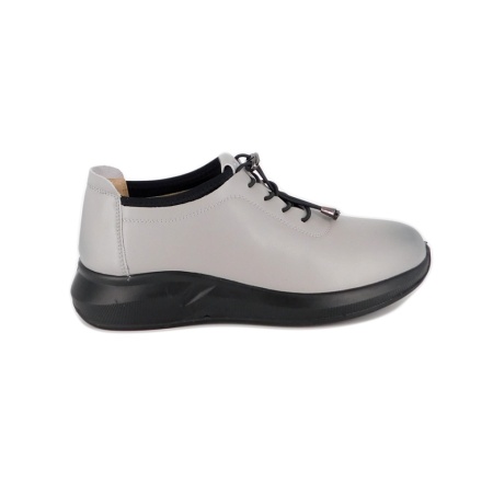 Pantofi Pass, model 4, culoare gri deschis - Img 2