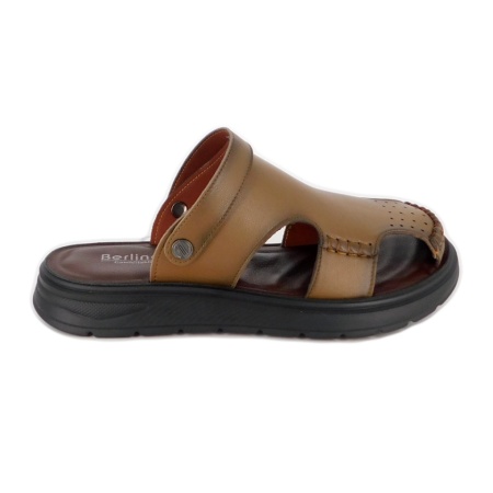 Sanda-Papuc Berliner, model 2881, talpa flexibila, culoare maro - Img 4