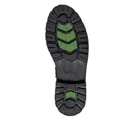 Ghete Remonte, model D0B81, impermeabile, blana naturala, culoare neagra, talpa cu fibra din sticla - Img 5