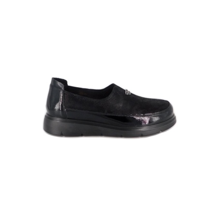 Pantofi Pass, model 3C, culoare neagra - Img 2
