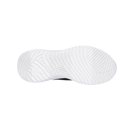 Pantofi Skechers Bounder, brant din spuma cu memorie, tehnologie Slip-In, culoare negru cu galben si albastru - Img 5