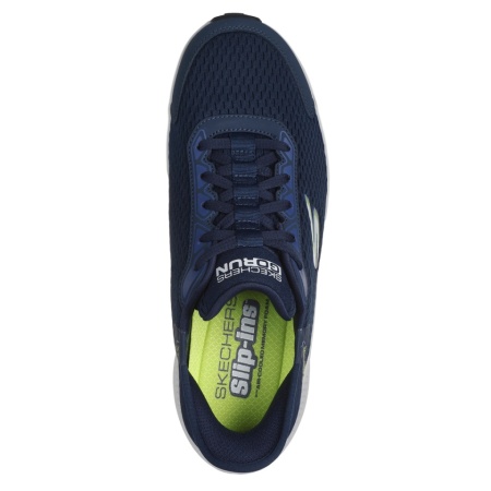 Pantofi Skechers Go Run, tehnologie slip-in, brant din spuma cu memorie, culoare albastra - Img 3
