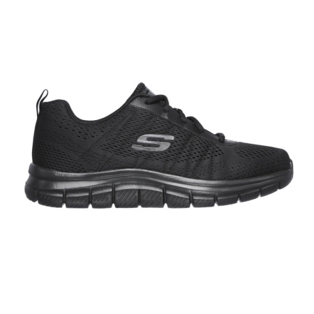 Pantofi Skechers Track Moulton, brant din spuma cu memorie, culoare neagra - Img 2
