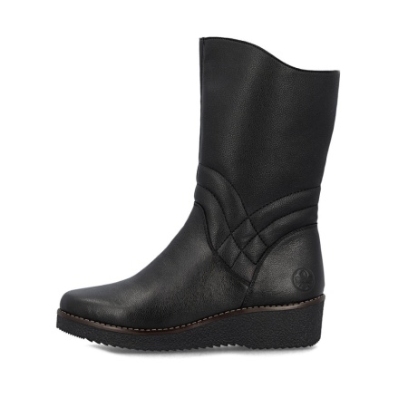 Cizme Rieker, model Y4656, imblanite, culoare neagra - Img 5