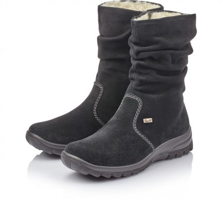 Cizme Rieker, model Z7171-01, impermeabile, blana naturala, culoare neagra - Img 4