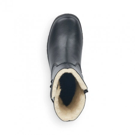 Cizme Rieker, model Z7172, impermeabile, blana naturala, culoare neagra - Img 4