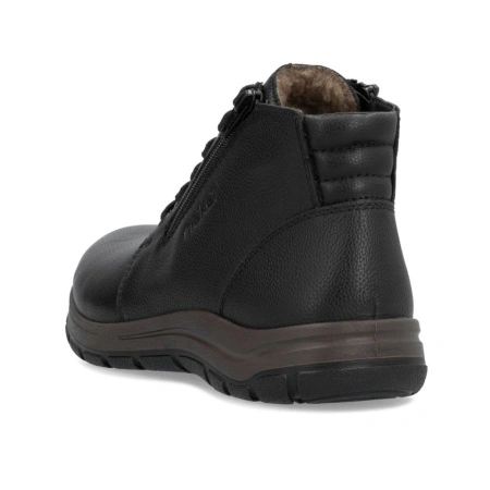 Ghete Rieker, model 03652, blana naturala, culoare neagra - Img 2