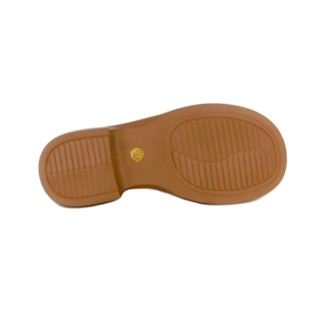 Pantofi Anna Viotti, model 5817, talpa flexibila, culoare crem - Img 4