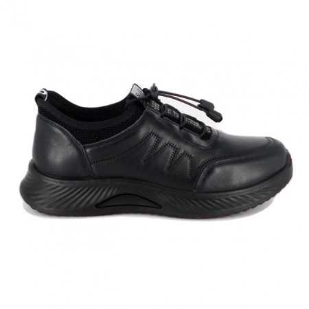 Pantofi Berliner, model 1133, culoare neagra, talpa foarte flexibila - Img 2