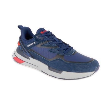 Pantofi Goretti, model 8002, brant din spuma cu memorie, culoare albastra
