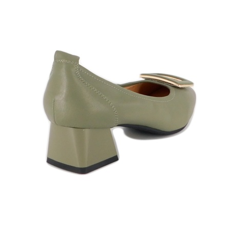 Pantofi Pass, model 11, culoare oliv - Img 2