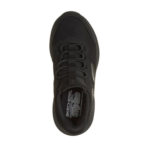 Pantofi Skechers Bounder Pro, brant din spuma cu memorie, tehnologie Slip-In, culoare neagra - Img 3