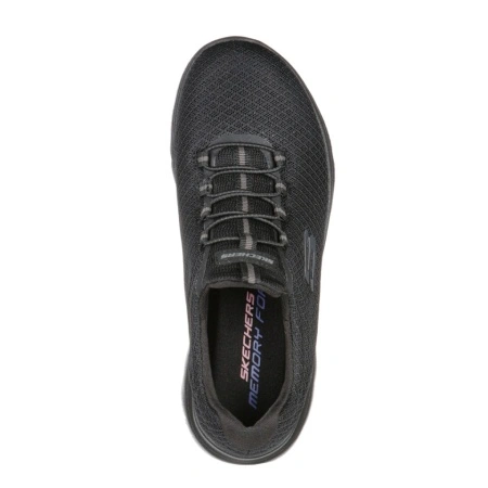 Pantofi Skechers Summits, brant din spuma cu memorie, culoare neagra - Img 2