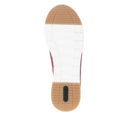 Pantofi sport Remonte, model R6705, brant din spuma cu memorie, culoare rosie - Img 6