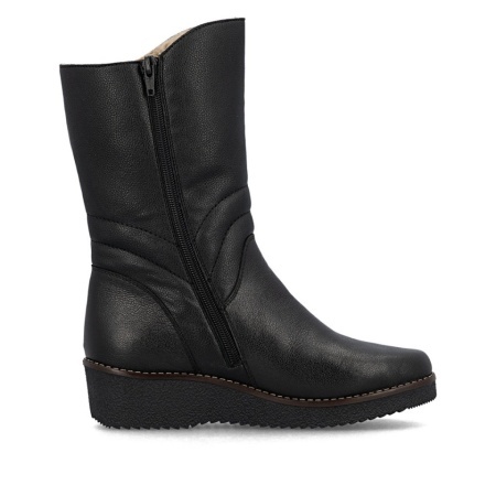 Cizme Rieker, model Y4656, imblanite, culoare neagra - Img 2