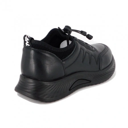 Pantofi Berliner, model 1133, culoare neagra, talpa foarte flexibila - Img 3