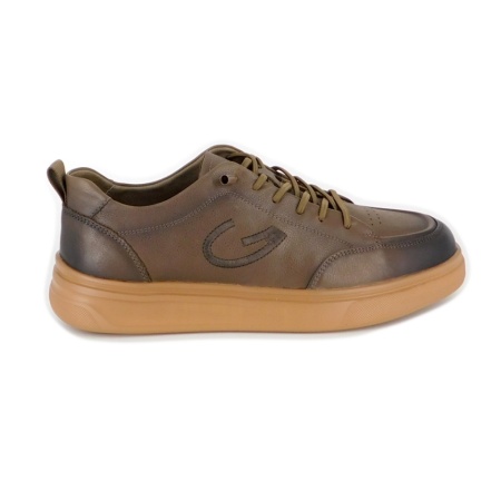 Pantofi Berliner, model 27016, talpa flexibila, culoare kaki - Img 2