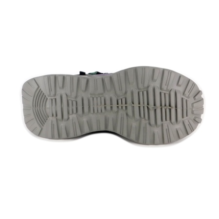 Pantofi Pass, model 12, culoare mov cu verde - Img 4