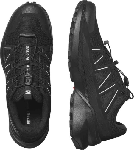 Pantofi Salomon Speedcross Peak, impermeabili, Gore-tex, culoare neagra - Img 4