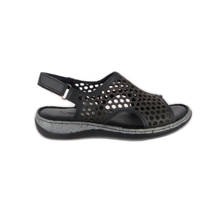 Sandale Anna Viotti, model 464, culoare neagra - Img 3