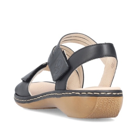Sandale Rieker, model 65964, culoare neagra - Img 4