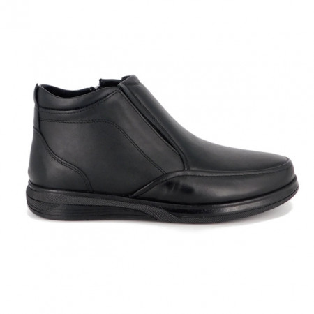 Ghete Goretti, model 3202, imblanite, culoare neagra - Img 3