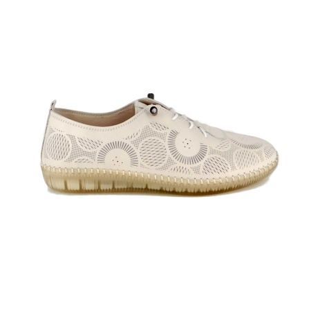 Pantofi Anna Viotti, model 728, talpa flexibila din silicon, culoare bej - Img 2