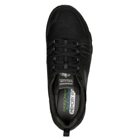 Pantofi Skechers Escape Plan, hidrofobizati, brant din spuma cu memorie, culoare neagra - Img 3